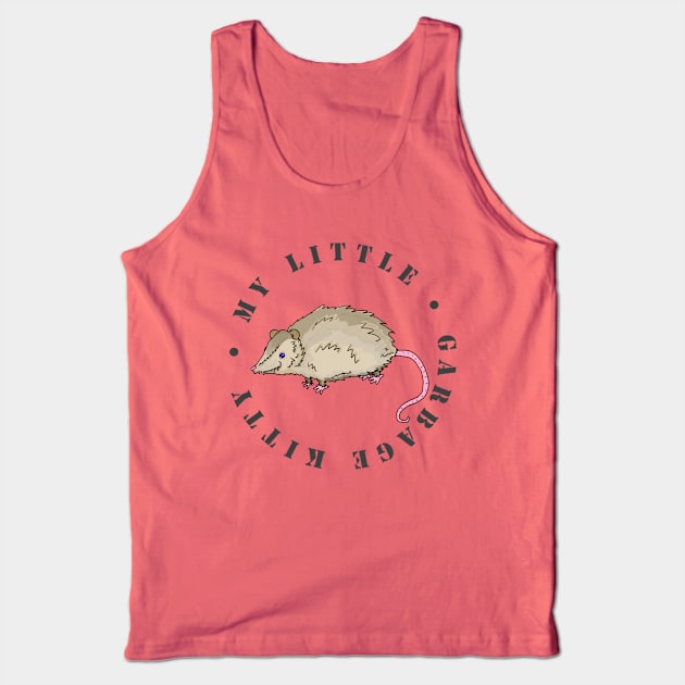 My Little Garbage Kitty Tank Top by KatsMind